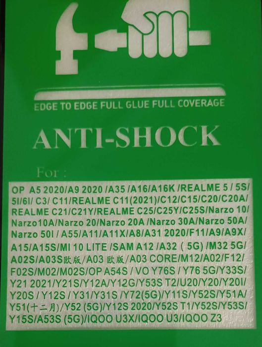 Pelicula Samsung, Oppo, Realme