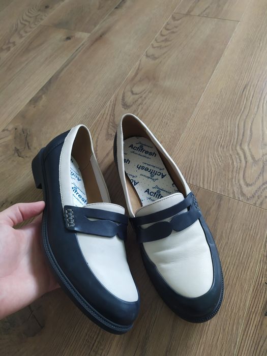 Mokasyny skóra naturalna