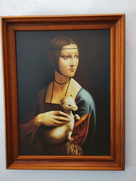 Reprodukcje obrazów w drewnianej ramie