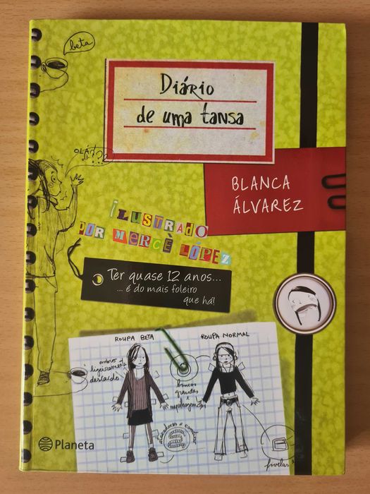 livro juvenil "Diário de uma Tansa" de Blanca Álvarez