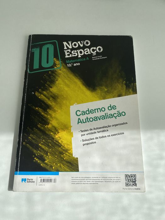 Manuais e Caderno Atividades Matemática A 10