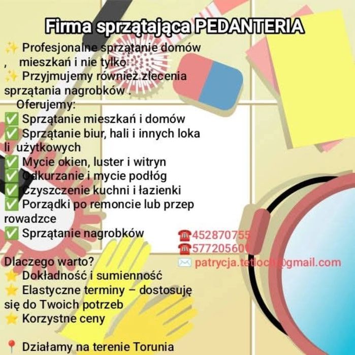 Usługi sprzątające