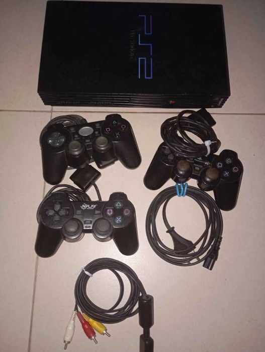 Ps2 Fat com 3 comandos