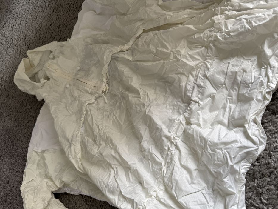 Білий маскуючий костюм, вітро волого захестний