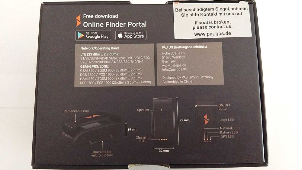 Трекер для животных (собак) PAJ PET FINDER GPS 4g