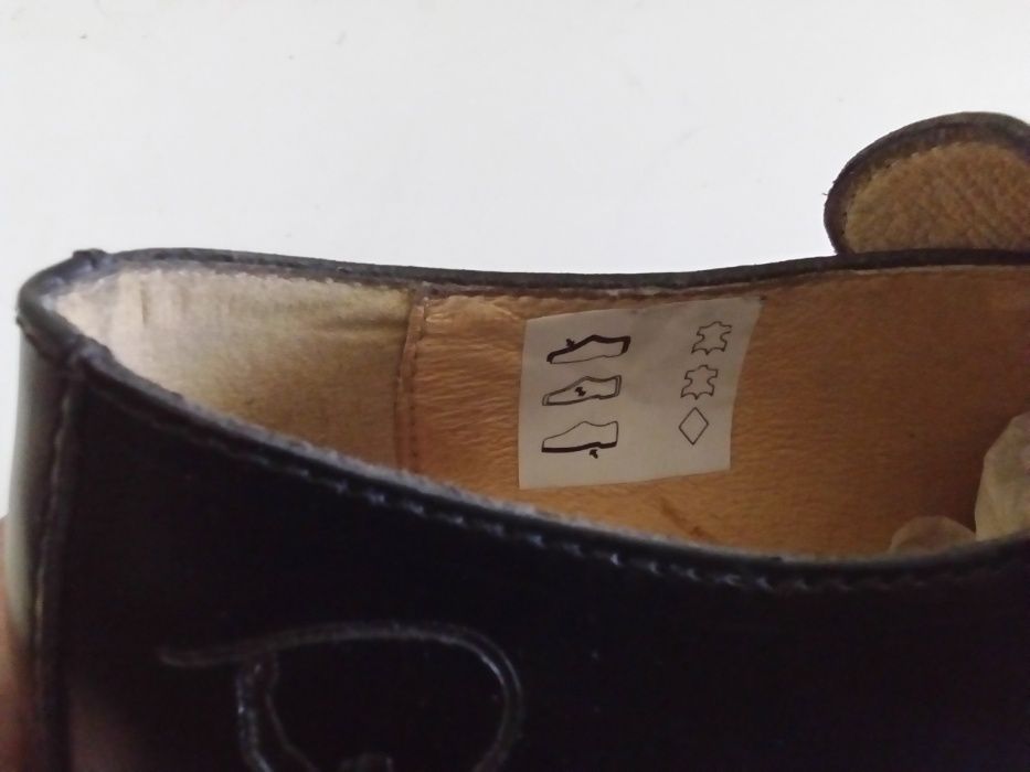 Nº37 Sapato CALAFE Preto Às Ouros Cabedal Novo Com Caixa