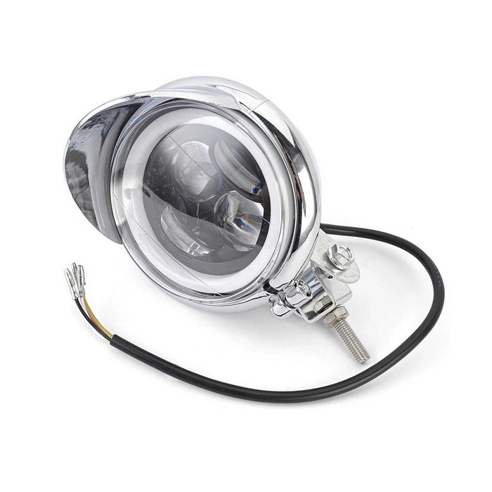 Faróis auxiliares LED Universais cromados - 20W/26W Duplo feixe