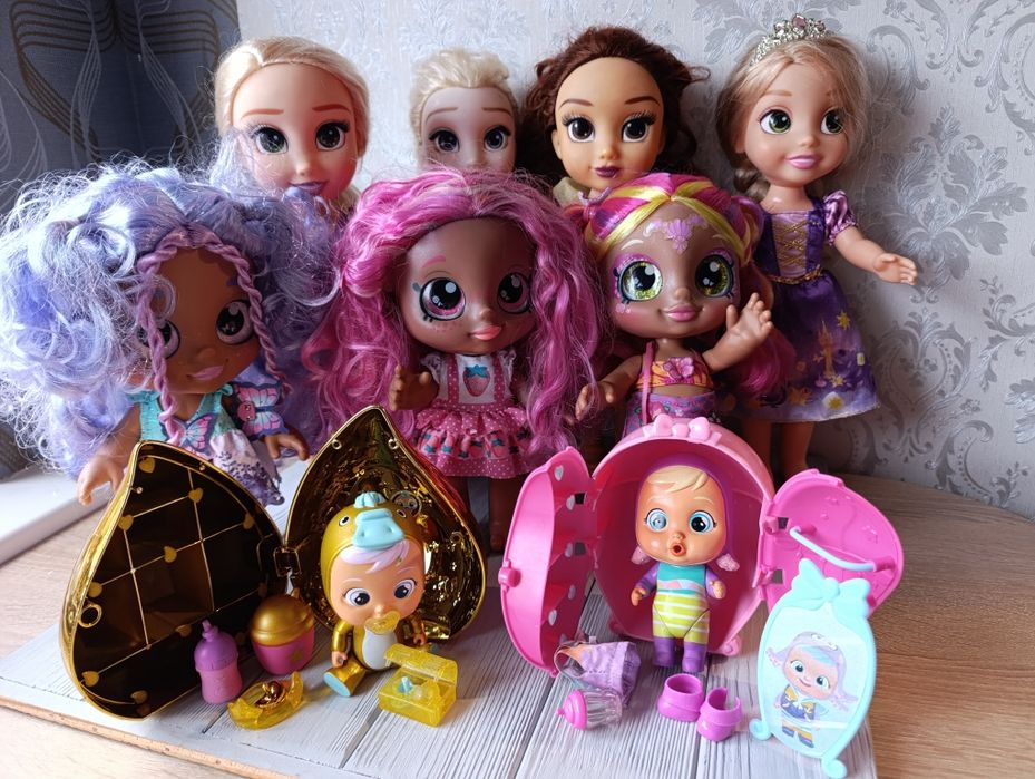 Принцеси дісней, Kindi Kids, Cry babies, Русалка, Можна, Тіана