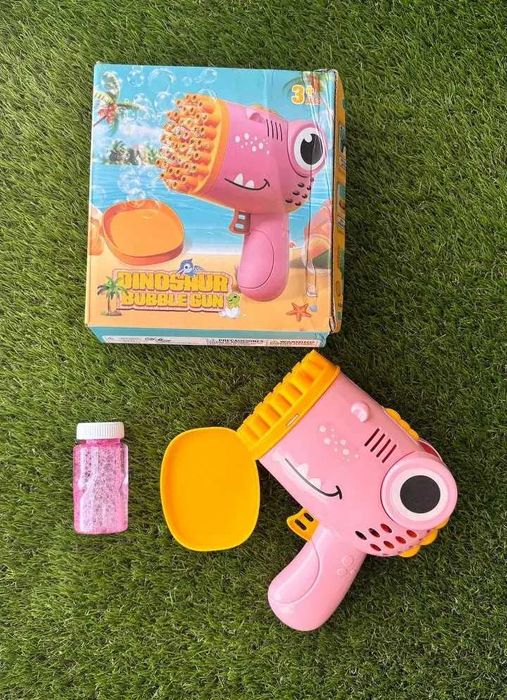 Детский автоматический генератор для мыльных пузырей Bubble blaster