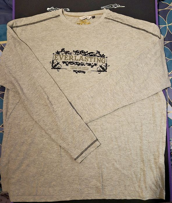 Diversas T shirt manga comprida camisolas novos por estrear xxl