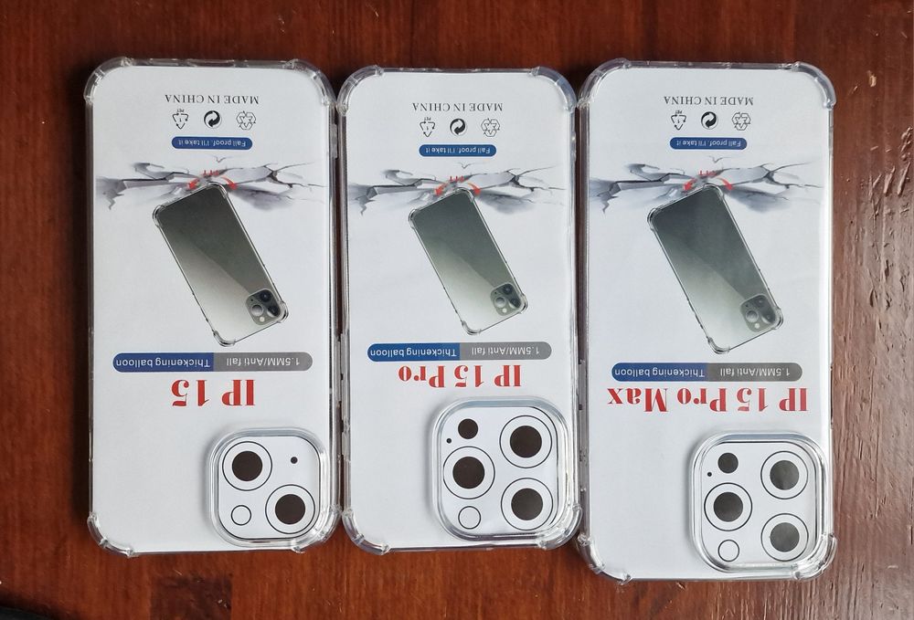 Чохол з підсиленими кутами 1.5 мм iPhone 14 15 16 Pro Max гурт