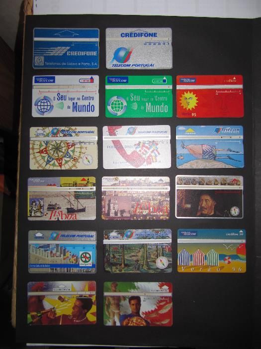 cartões de telefone