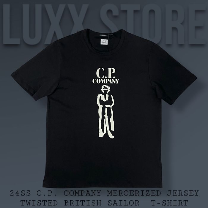 Футболка C.P. Company Jersey Twisted British  (C P, CP, сипикомпани)