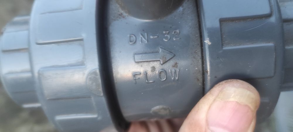 Válvula água em pvc