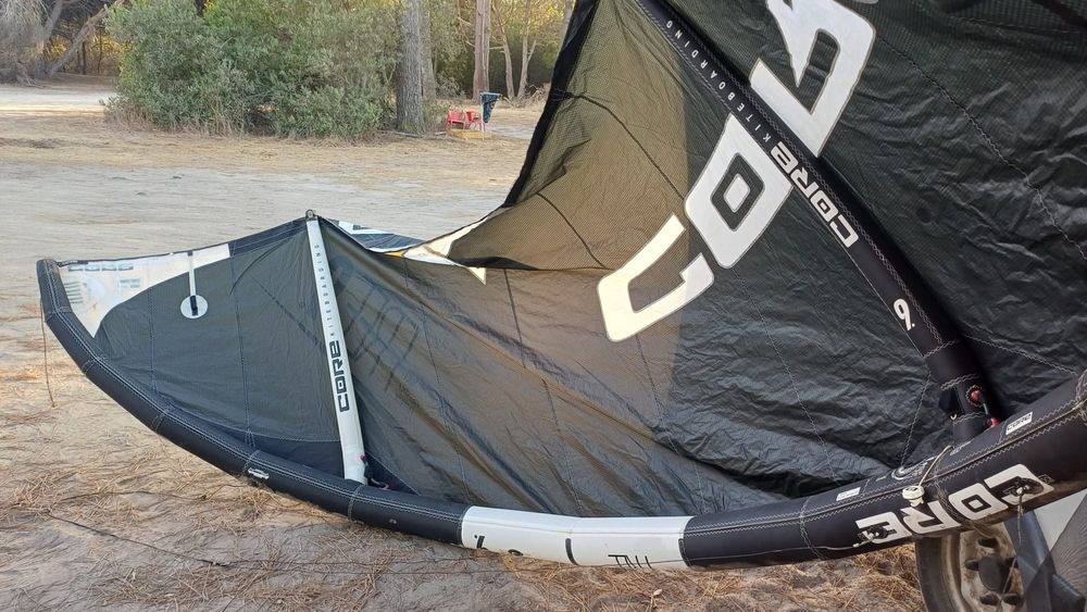 Kite Core free 9 m bastante bom estado