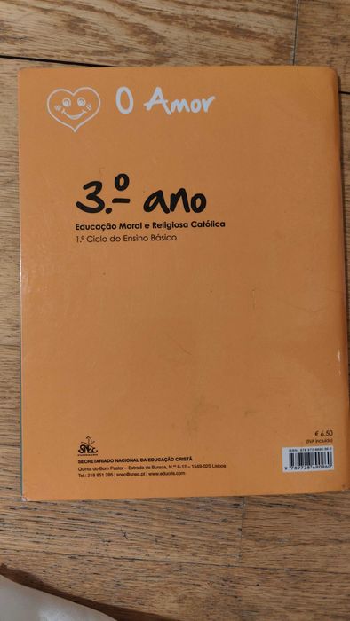 Livro de religião e moral 3°ano "O amor"
