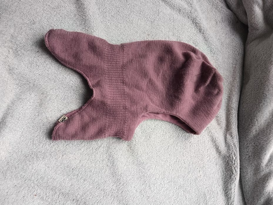 Kominiarka wełniana,  czapka zimowa wełniana 52/54 na 3-7l