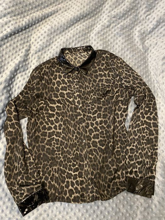 Леопардова жіноча блуза
