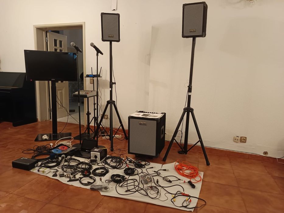 Aparelhagem som DJ- TECH  CUBE 302