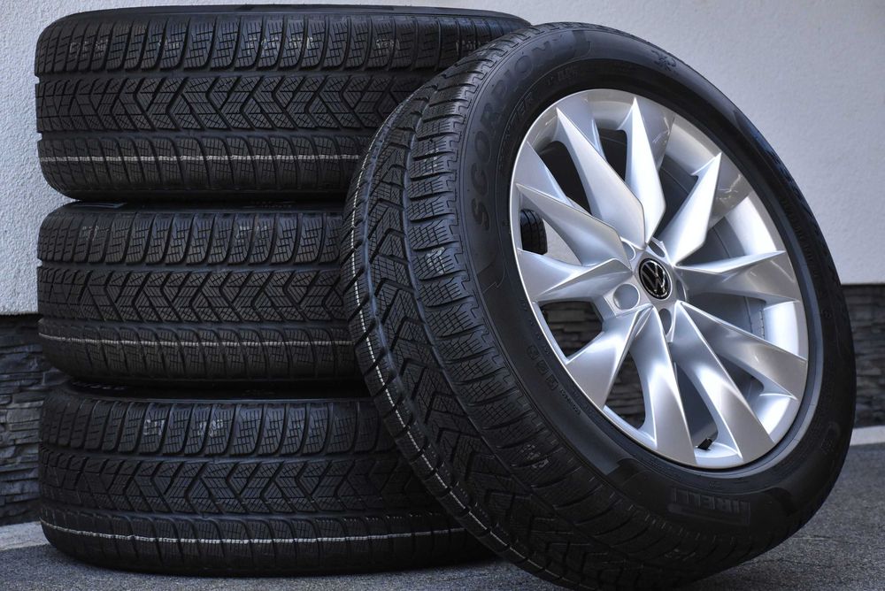Nowe koła zimowe OEM Audi Q4 Sportback e-tron VW ID.4 ID.5 ID.6 SKODA ELROQ ENYAQ PEAQ CUPRA Tavascan 19" Pirelli