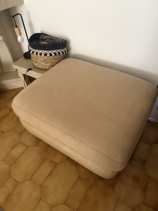 Pufe Creme 73 x 32 cm