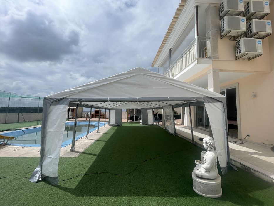 Tenda 10mts por 5mts nova e embalada para festas(eventos)muito resistente