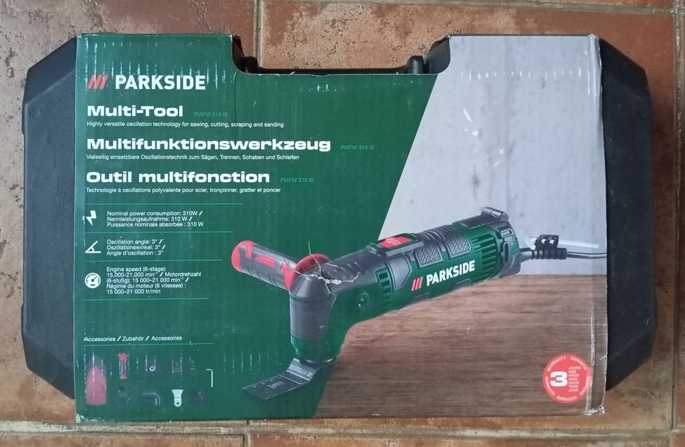 Ferramenta multifunções / multifuncional elétrica Parkside