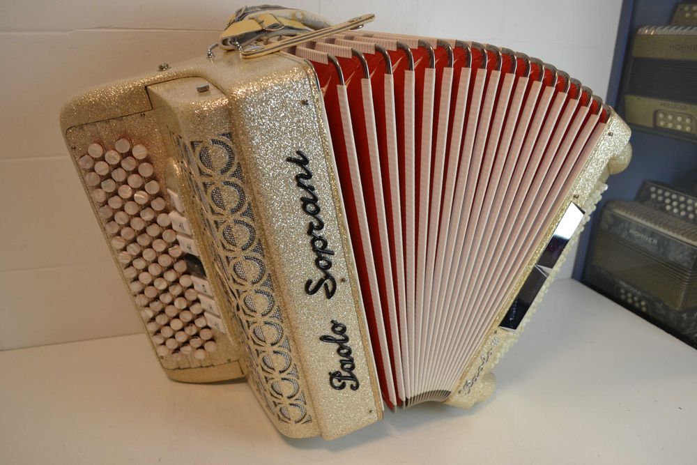 Acordeao Paolo Soprani 3 Voz 96 Baixos, N. 66