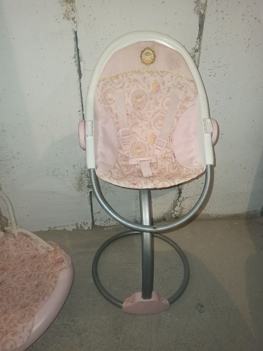 Krzesełko i bujak dla lalki Anabell