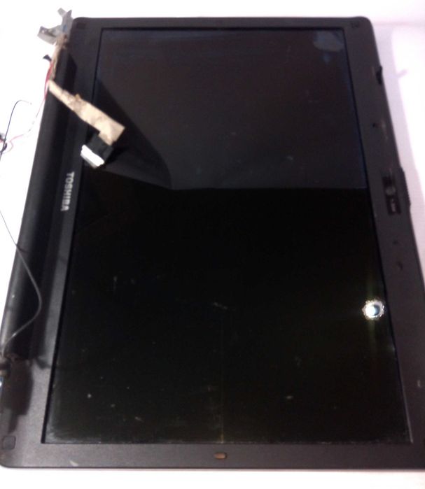 Toshiba A200 - klapa+matryca+wifi+kamera+taśma+zawiasy