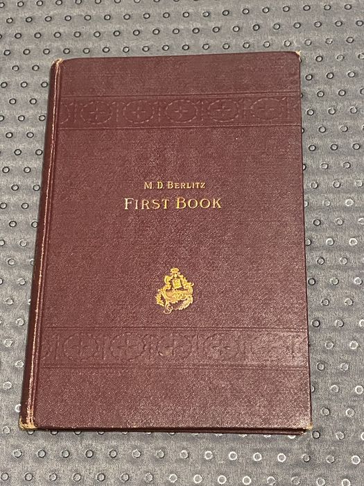 First Book Berlitz 1908 rok