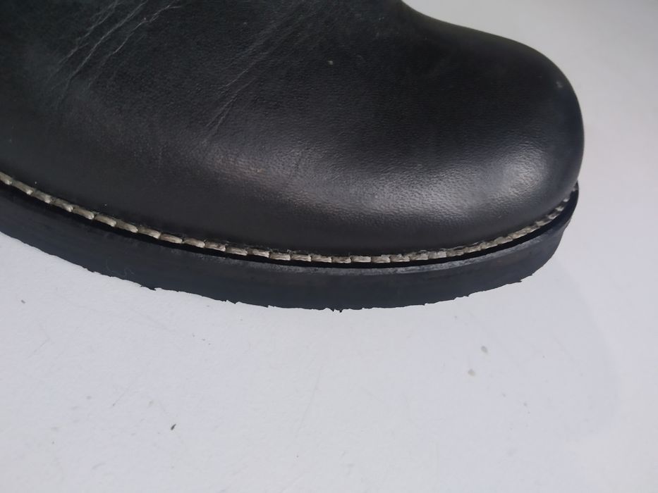 Botas em pele genuína