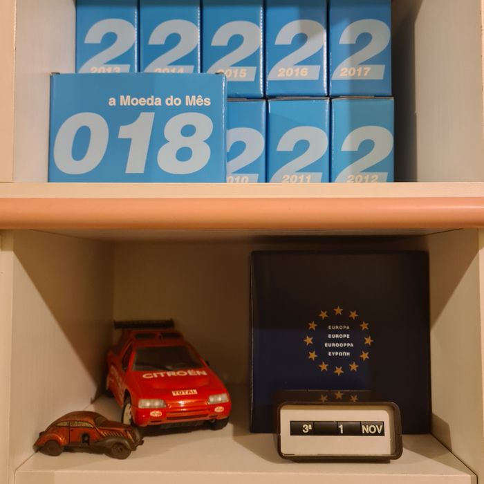 Coleção europa "as primeiras moedas de euro "