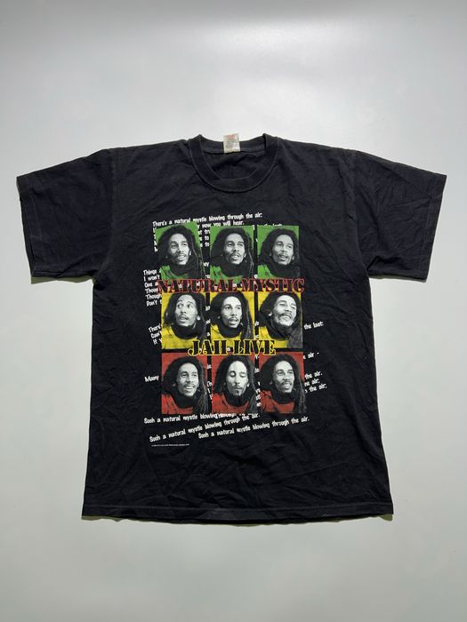 1998 год Bob Marley мерч винтаж футболка мужская, Растаман 4:20 Л размер