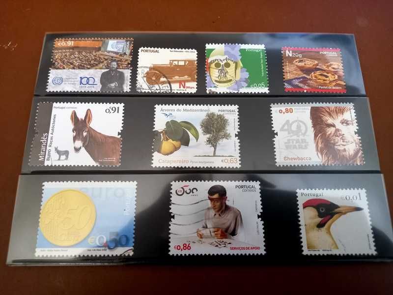 10 Selos de Portugal Continental
