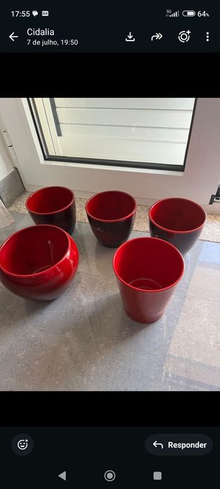 Vendo vasos de decoração