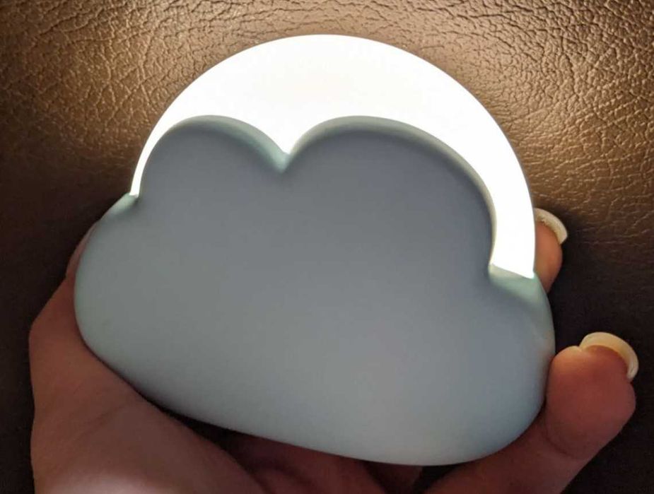 Ночник со встроенным аккумулятором. Теплый и холодный свет