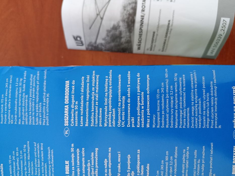 Sprzedam suszarkę ogrodową
