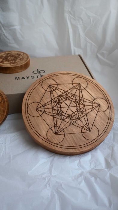 Дощечка з символом Куб Метатрона