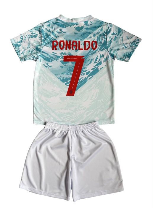 Дитяча футбольна форма Cristiano Ronaldo Роналдо Збірна Португалії Новий сезон 2026/27. Преміум якість, вишиті логотипи. Футбольний костюм Роналдо.