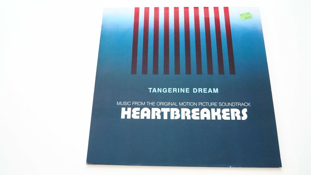 TANGERINE DREAM – Heartbreakers (Music From The Original Motion Picture Soundtrack) LP, 1985, Europe – Virgin Stan: NM / NM