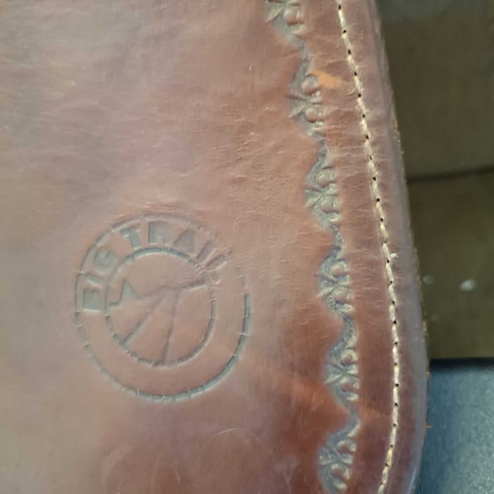 Siodło skórzane Western