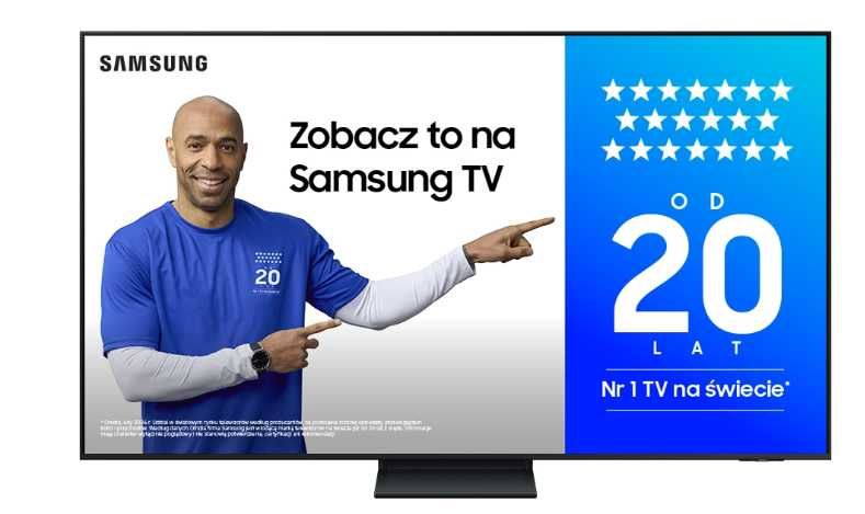 Nowy Telewizor QLED Samsung QE55QN77FA 55" 4K UHD TV Android TV  GW 24-MC / Nowy Lombard Bytom