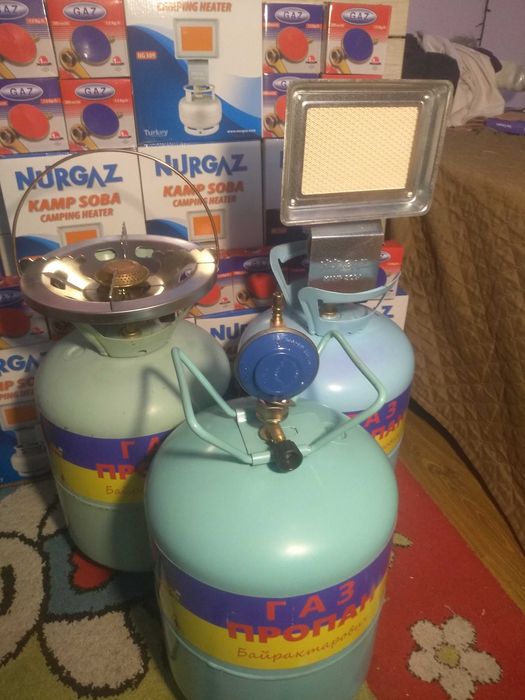 Переобладнання під ГАЗ пропан. Газовий балон для генератора 13,6 л.