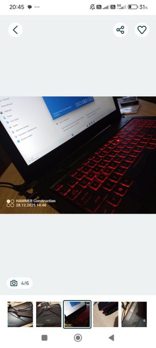 Sprzedam laptop Asus Tuf Gaming Fx504Ge-fx80ge