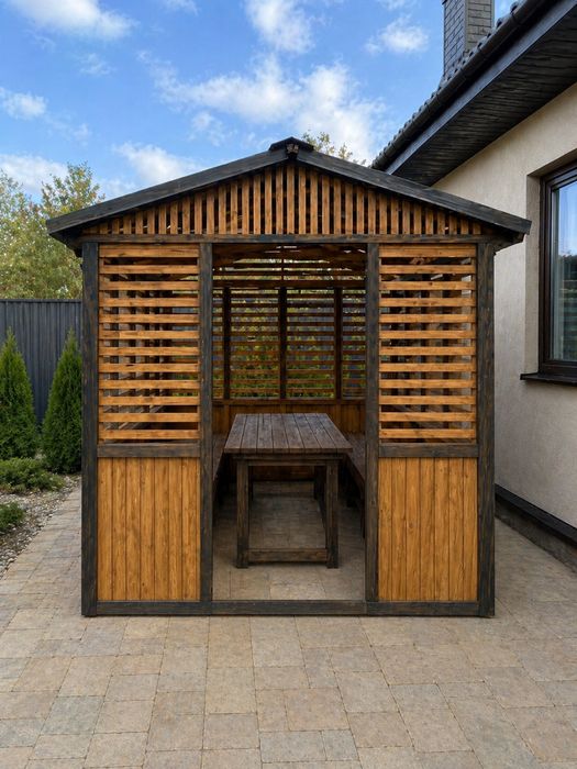 Дерев’яні альтанки під замовлення