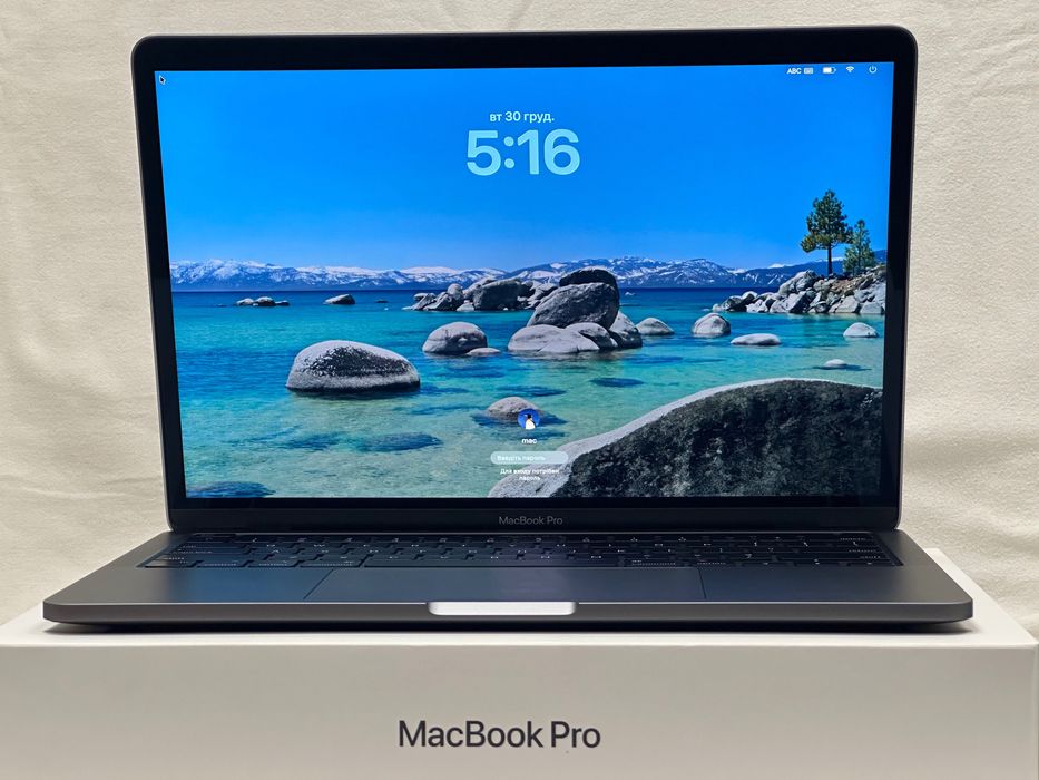 MacBook Pro M1 13’ 2020р. 16/256Gb, 1 цикли-100%бат