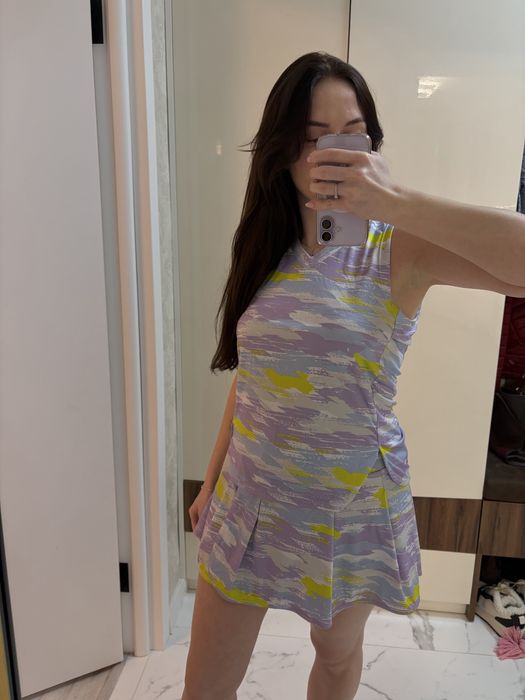 Комплект Asіcs original майка та спідниця шорти для спорту