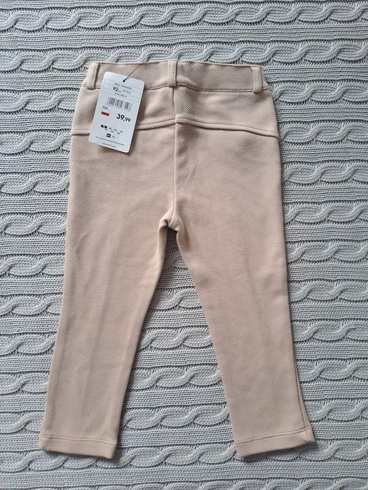 Eleganckie spodnie dziewczęce RESERVED rozm. 92