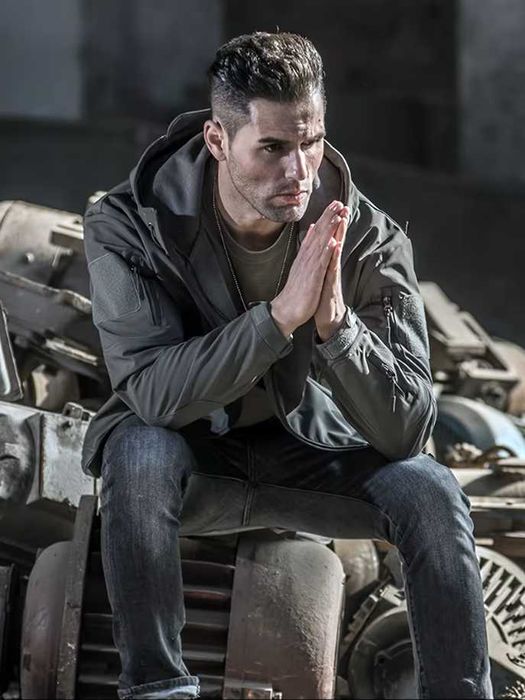 Тактична куртка Softshell чоловіча демісезонна тепла вітрозахисна